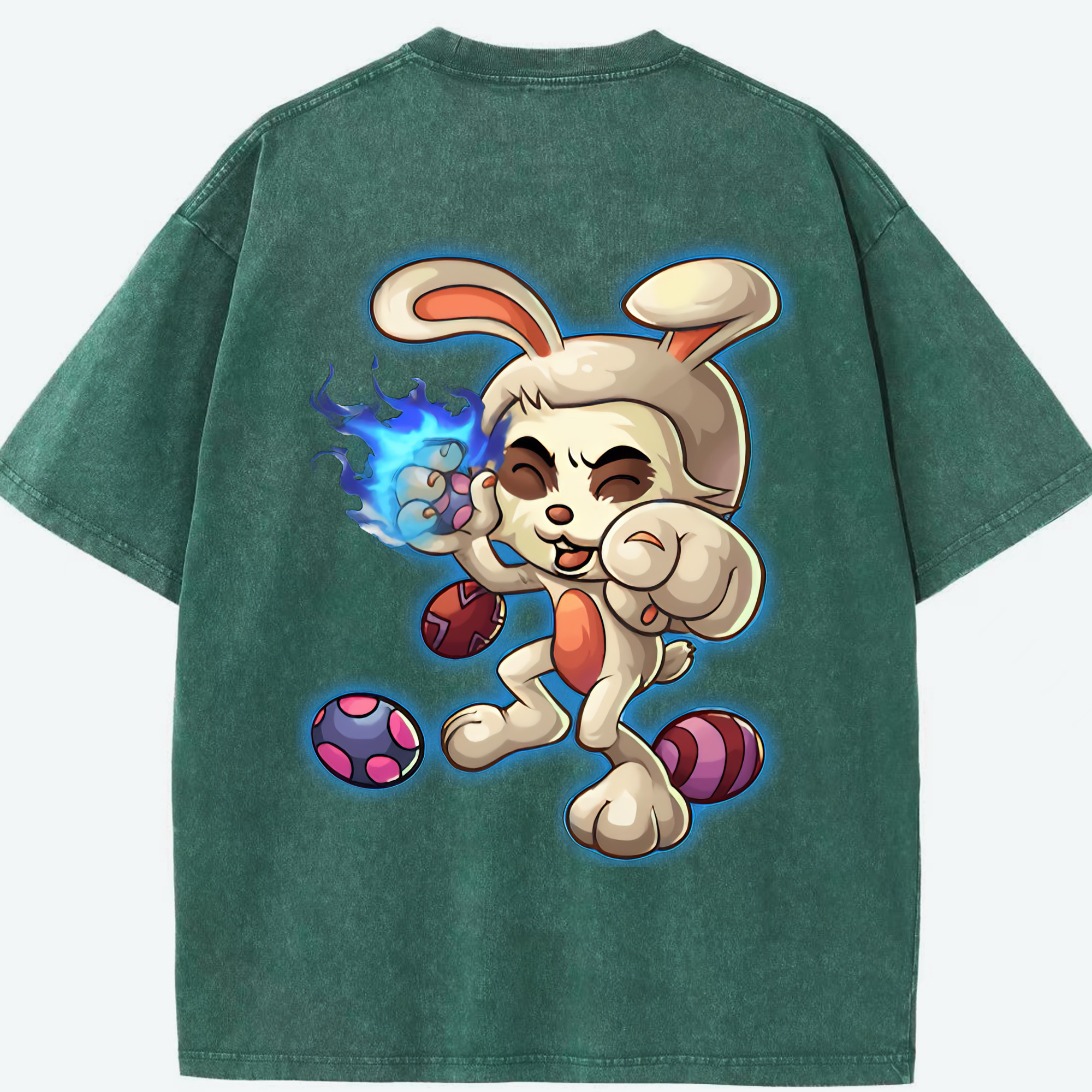 リーグ・オブ・レジェンド League of Legends LOL 綿100% ヴィンテージ風 半袖Tシャツ（背面プリント）